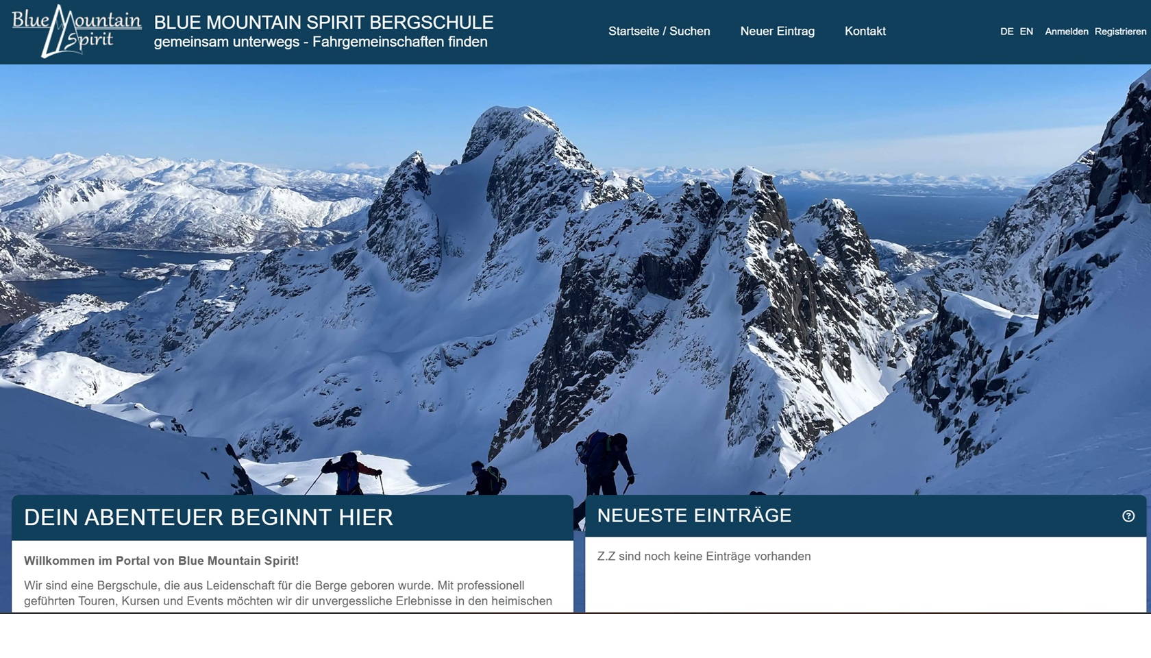 Die MiFaZ der Blue Mountain Spirit Bergschule